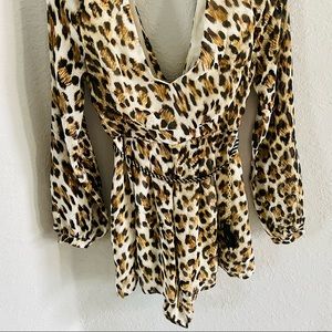 Animal Print Skort